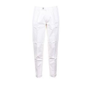 RE-HASH Men's Pleated Cropped Trousers Men NATURAL Pants